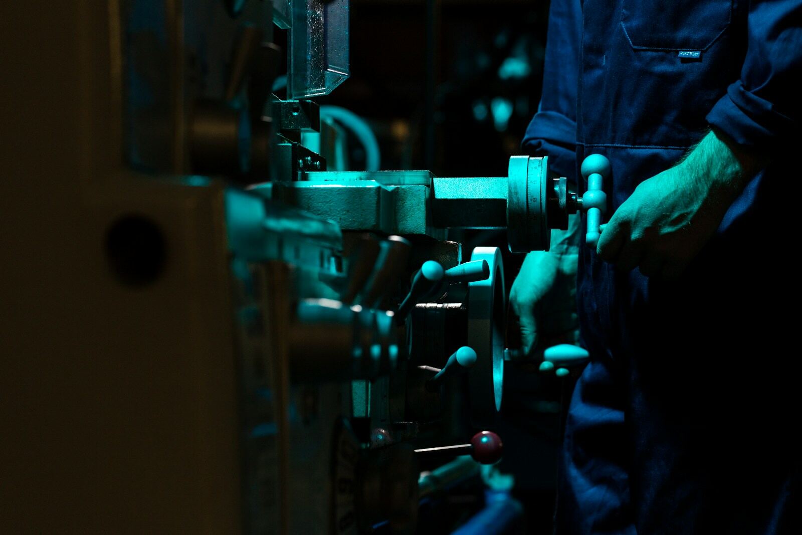 Maintenance on industrial machinery